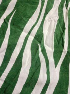 Green Zebra Print Dress