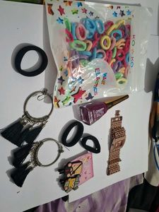 Hair Accessories Bundle And A Watch