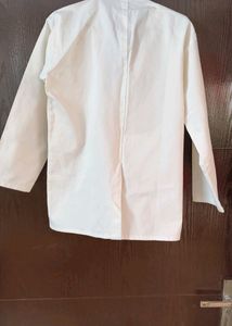 Unisex white  labcoat apron lab-coat for doctor an