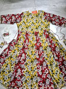 Multi Colour Anarkali Kurta