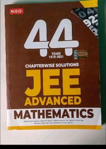 IIT Jee Advanced Previous Year Question