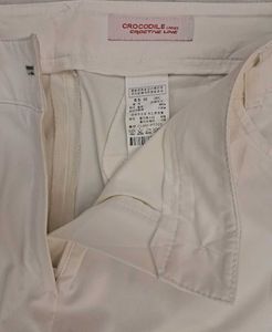 Formal Pure White Trousers