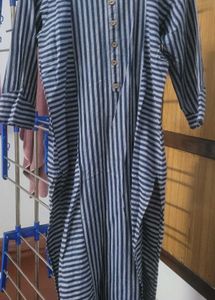 Striped Cotton Kurta