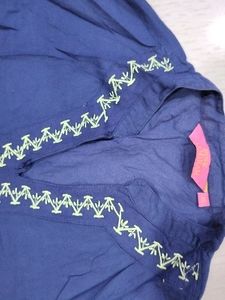 Navy Blue Kurta