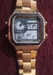 Casio World Time Watch ( no glass)