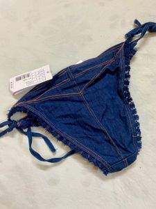 Caledonia Denim Bikini Bottom