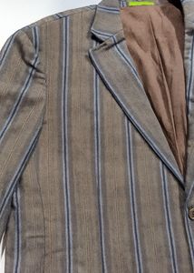 Striped Brown Blazer