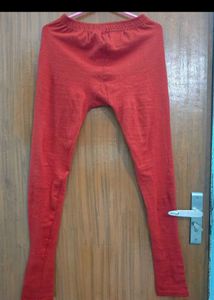 Woollen Red Kurta Set