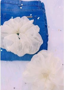 Organza Scrunchies 🪷🤍
