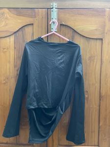 Elegant Black Long Sleeve Top