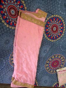 Pink Saree