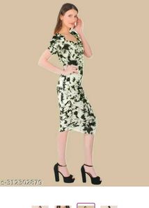 Stylish  Printed Bodycon dress ❤️🌸