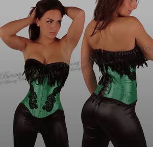 Midnight Feather Corset