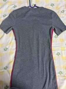 H&amp;M Grey Knit Bodycon Dress
