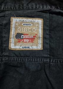 Black Denim Shirt