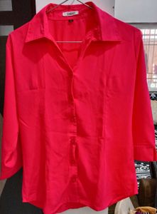 Hot Pink 'Swag' Button-Up