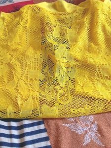 combo Stylish Yellow Lace Top