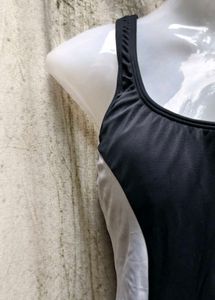 Black &amp; White Swimsuit