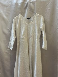 White Embroidered Dress