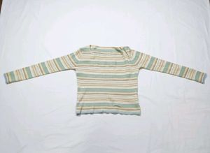 Striped Long Sleeve Top