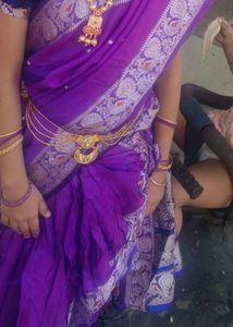 Girl Readymade Nauwari Saree With Blouse