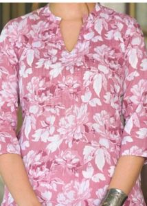 Floral Print Kurta
