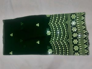 Green Saree