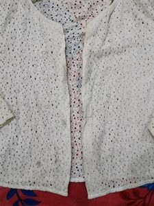 White Lace Shrug
