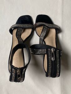 Rhinestone heel