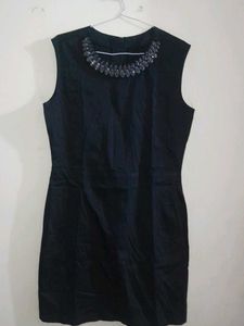 Black gemstone Mini Dress