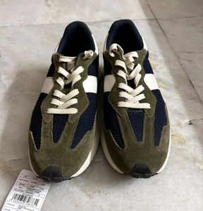 SOLEPLAY WESTSIDE OLIVE SUEDE SNEAKERS 41