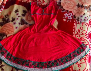 Sleeveless Anarkali Kurta