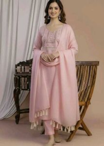 Elegant Pink Kurta Set