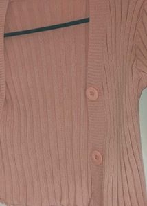 Ribbed Knit Cardigan