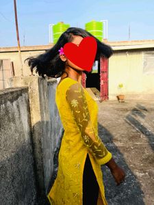 Yellow Embroidery Kurti