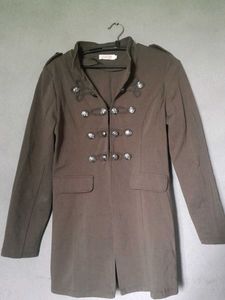 Military Style Olive Coat