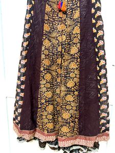 Boho Full-Length Shrug Style Dress