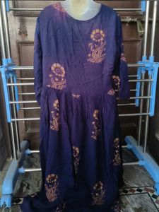 Elegant Floral Print Kurta Set