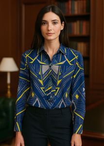 Printed Shirt Top
