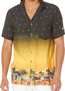 GUESS Mens Hawaiian Shirt