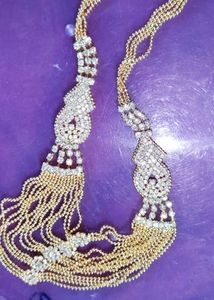 Sparkling Rhinestone Statement Necklace