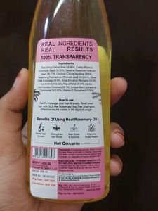 Soulflower Rosemary Lavender Amla Hair Growth Oil