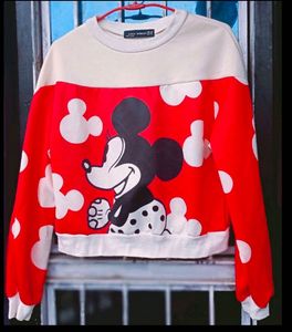 Zara Woman Mickey Mouse Sweatshirt