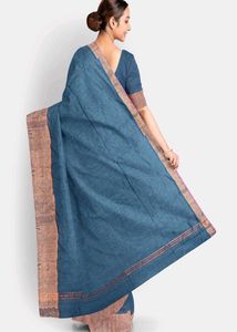 Elegant Blue Saree