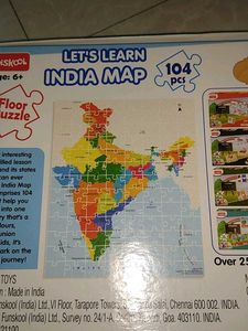Let&#39;s Learn Indian Map Puzzle