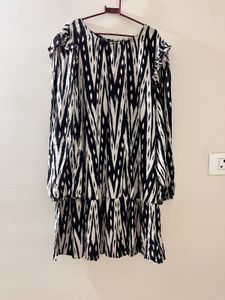 Patterned Mini Dress
