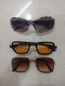 Combo Of 3 Goggles/Sunglasses