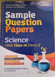Sample Questions Paper TERM 1 Class10