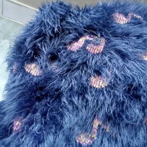 Blue Fuzzy Sweater
