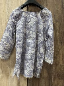 Lavender Short Kurta
